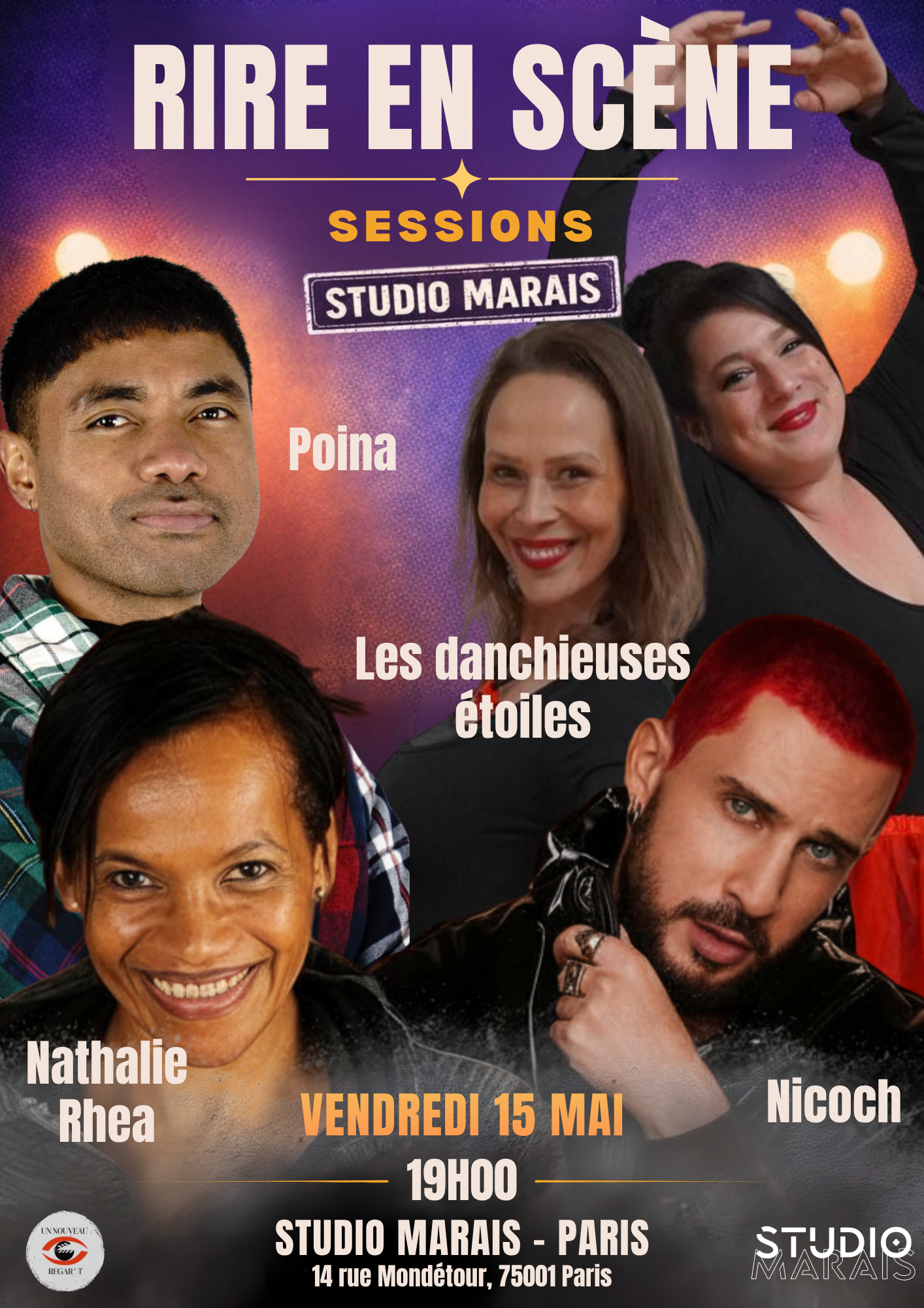 Affiche Rire en scène
